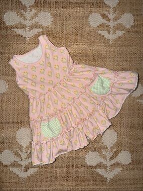 Serendipity Tiered Floral Ruffle Twirl Dress